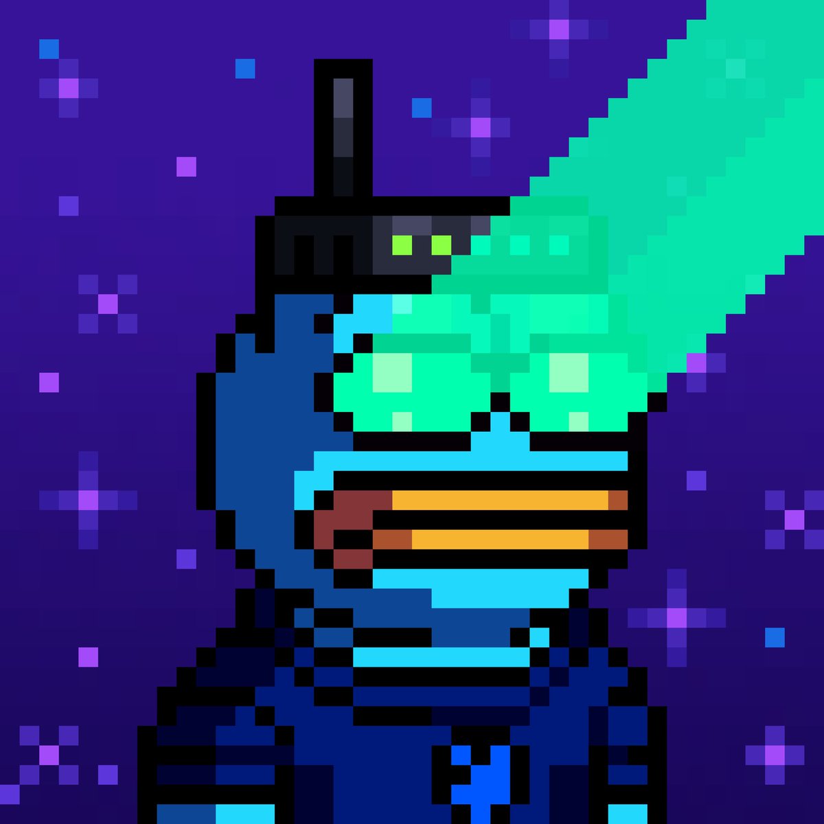 r4nk0X's tweet image. Minted this baddie @BluefrensNFT