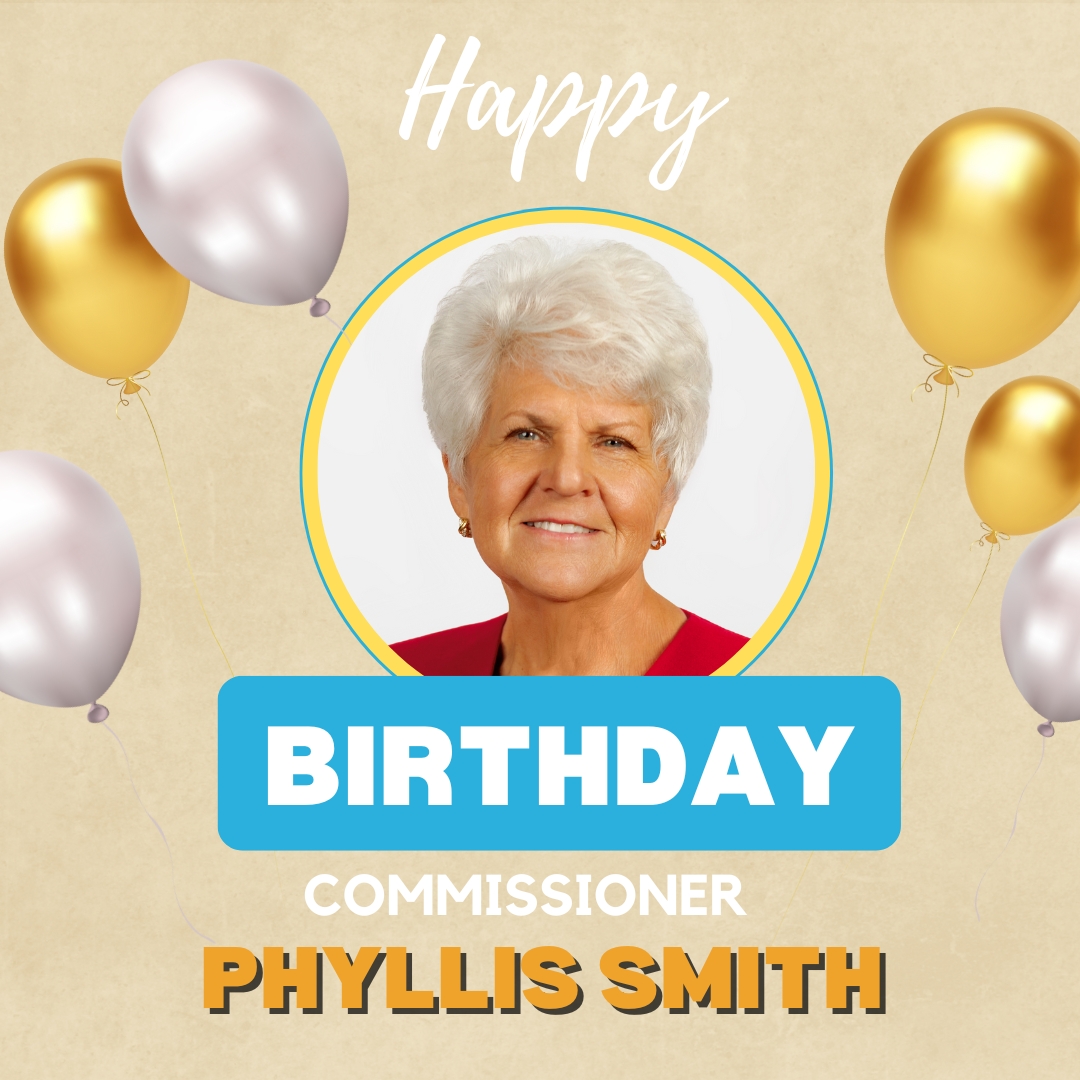 CityNMB's tweet image. 🎉 Happy Birthday, Commissioner Phyllis Smith! 🎉
Join us in celebrating Commissioner Smith’s remarkable service and commitment to our community. Wishing you a wonderful birthday and a year ahead filled with meaningful accomplishments and happiness.