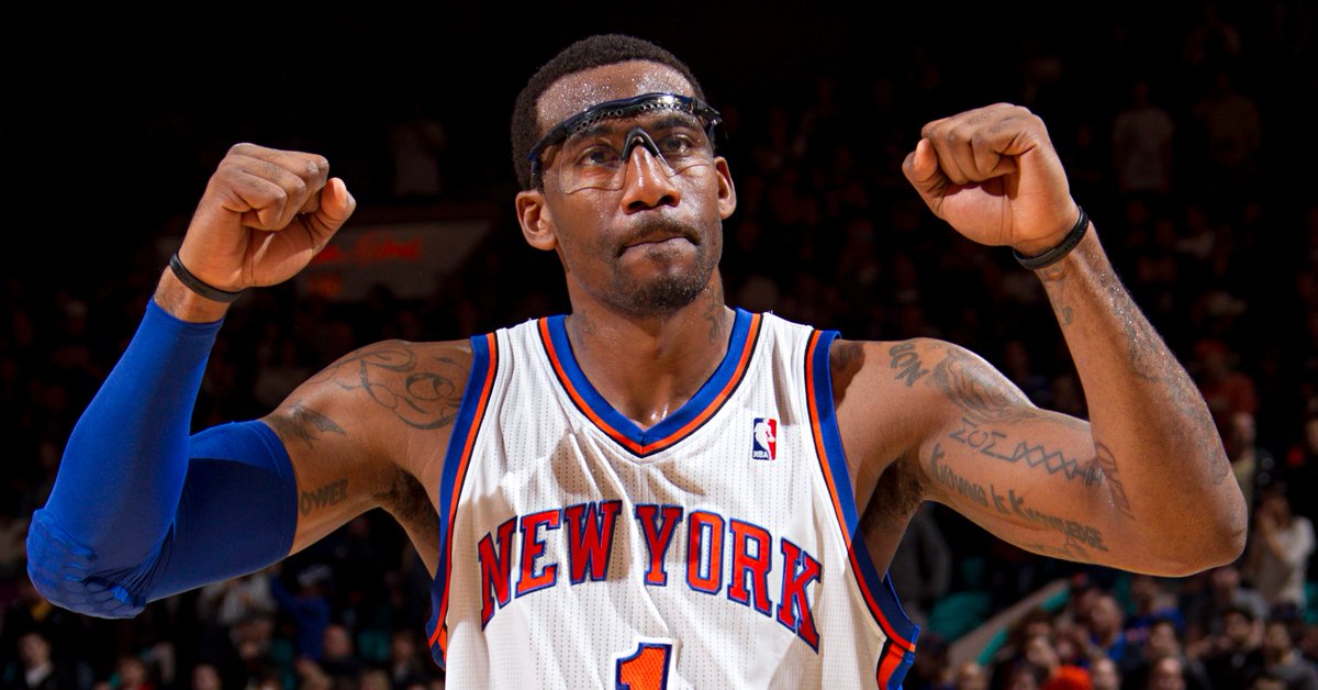 KnicksMSGN's tweet image. On this day in 2016:
Amar'e Stoudemire retires as a New York Knick 📊