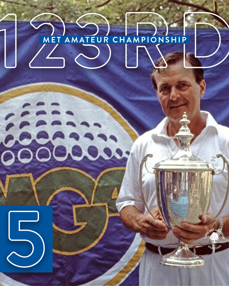 MGA1897's tweet image. Dick Siderowf (1968-70, ‘74, ‘89) is one of five players to have won the Met Amateur at least five times.
