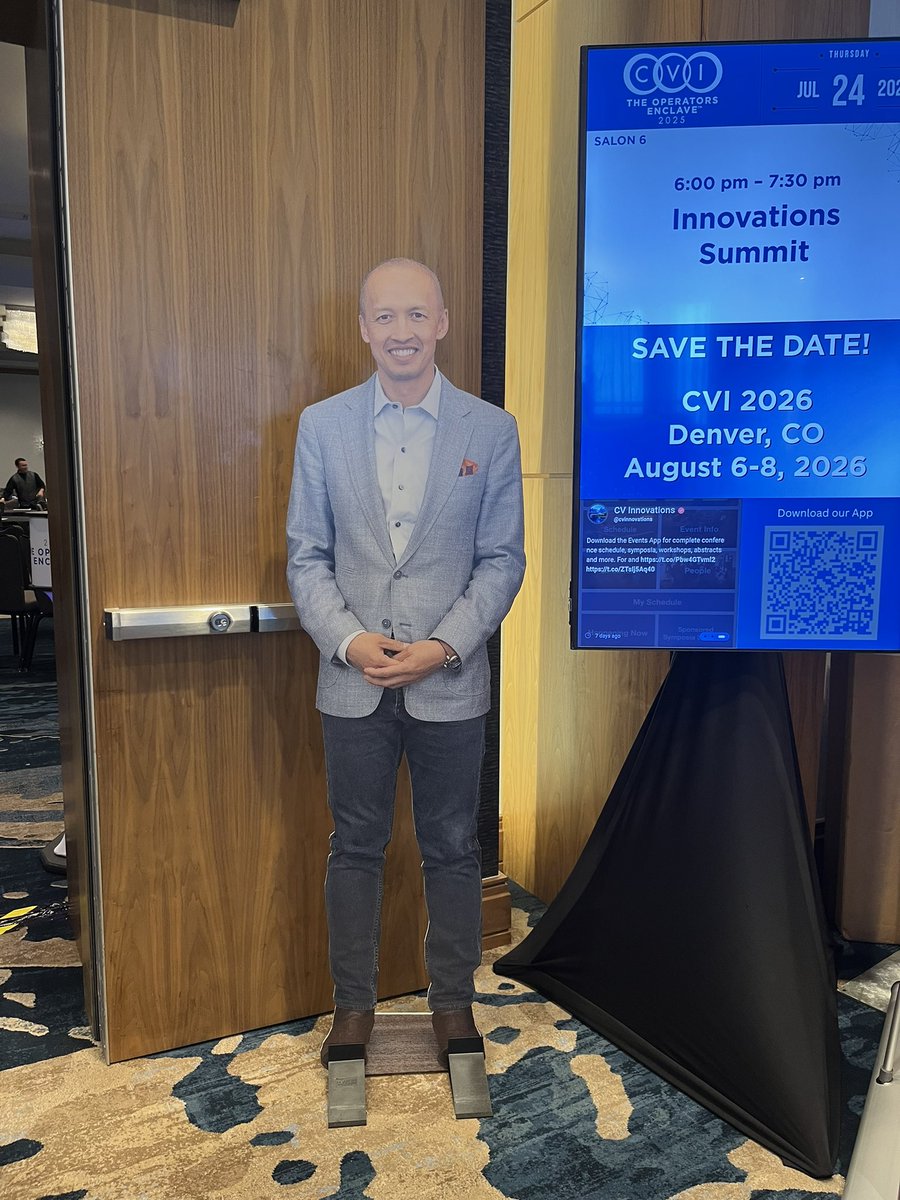 ShyamsA2's tweet image. #CVI2025 was such a great meeting! Great to meet new friends and old and learn from great cases full of clinical pearls! The cut-outs of the directors were a nice touch! @cvinnovations @esbrilakis @PaulSorajj74157