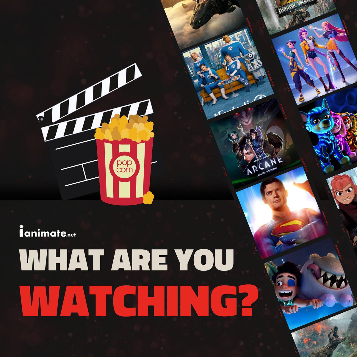iAnimate's tweet image. Hey iAnimators! 👀 What’s on your animation watchlist right now? Movies, shows, shorts—drop your current faves below! 🎥🍿 We’re always looking for inspiration, and your picks might just spark someone else’s next big idea.👇
