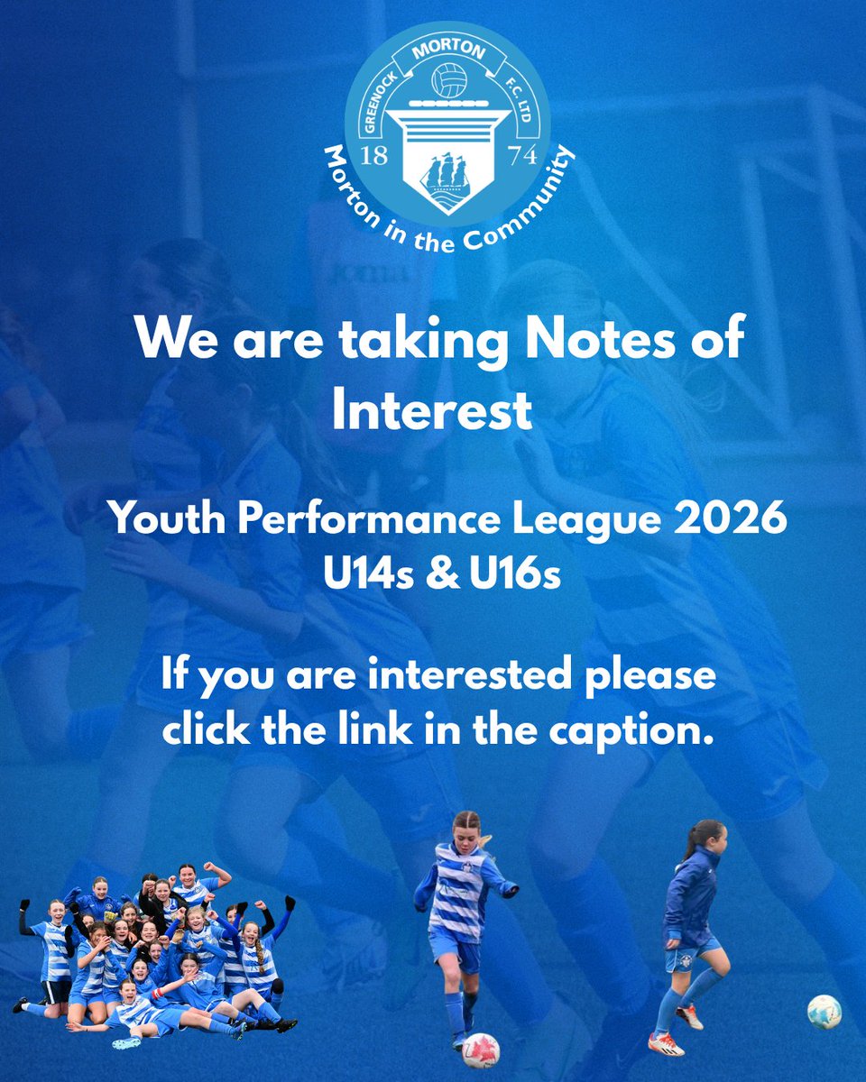 𝐘𝐨𝐮𝐭𝐡 𝐏𝐞𝐫𝐟𝐨𝐫𝐦𝐚𝐧𝐜𝐞 𝐋𝐞𝐚𝐠𝐮𝐞 𝐔𝐩𝐝𝐚𝐭𝐞 📢

We are now taking notes of interest for the Youth Performance League 2026 ⚽

Read more here 👉 bit.ly/44Y0z3Z  

Show your interest here 👉 bit.ly/4ly8bRH