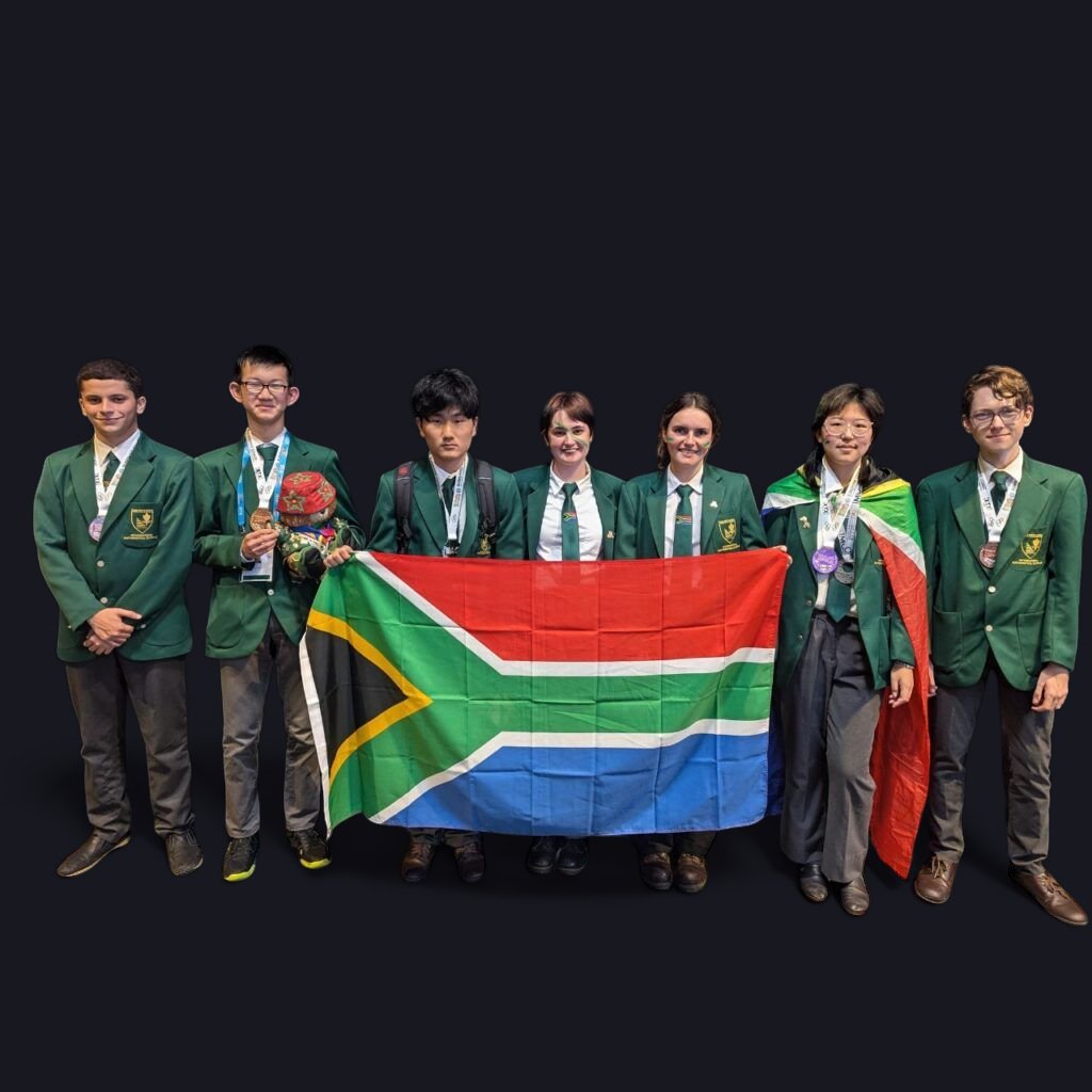 South Africa Shines at 2025 International Mathematics Olympiad

South Africa won 1 Silver and 4 Bronze medals at the 2025 International Mathematics Olympiad held in Australia, finishing 38th out of 110 participating countries. 

 #MathOlympiad2025 #SouthAfrica #STEMsuccess