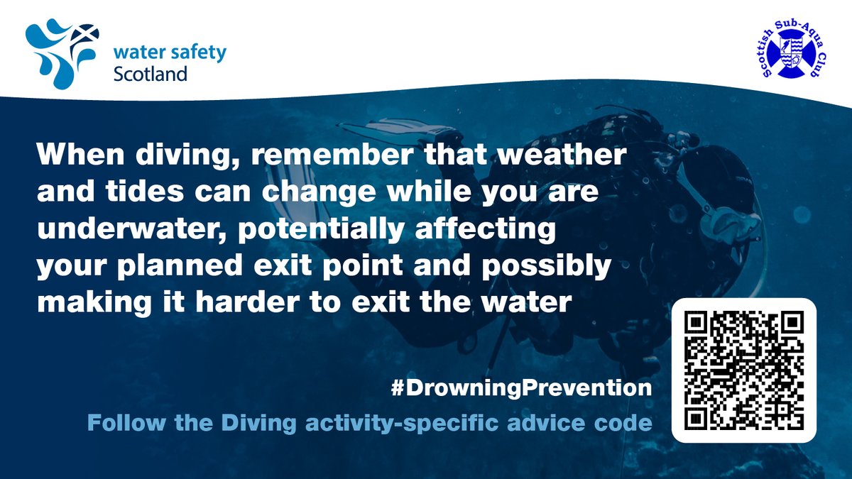 WaterSafetyScot's tweet image. Check yourself and your equipment.
Check your surroundings.
Check your buddy.
Be aware. Remain safe.
#DrowningPrevention
