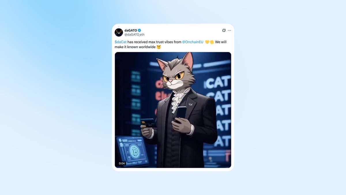 OnchainEU's tweet image. Big thanks to the token projects and communities trusting ONCHAIN® ✊🏻
We’re here to make access seamless—for you and your holders.
We appreciate the kind words and the momentum.
@daGATO_eth @InterLinkAll