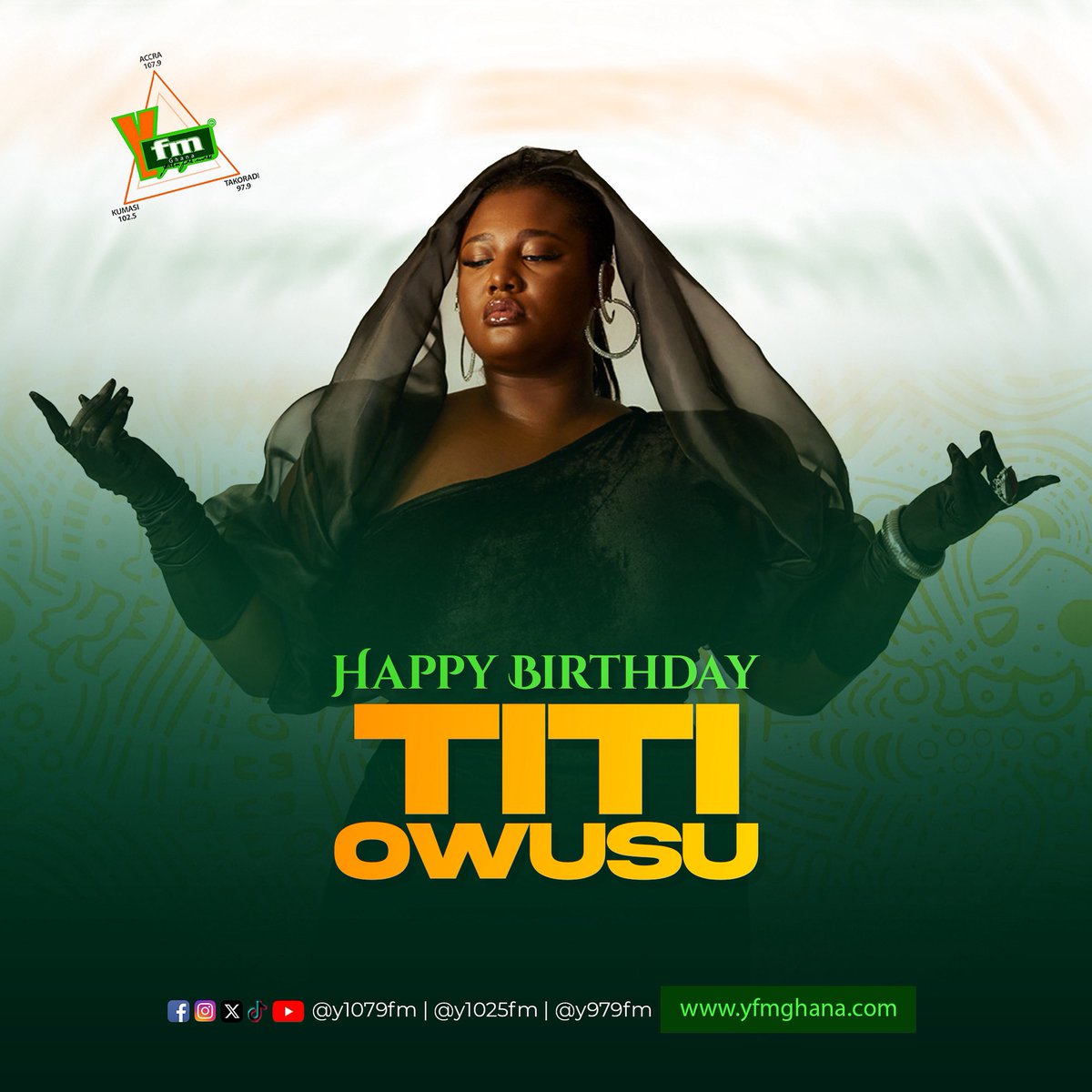 Happy birthday to the the beautiful songstress <a href="/TiTiOwusu/">TiTi Owusu</a> 🥳🎉🍾
