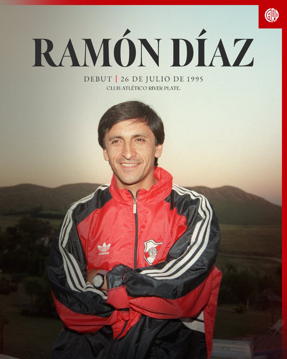 River Plate (@riverplate) on Twitter photo El debut de Ramón ⚽️👏
#UnDíaComoHoy, hace 30 años, <a href="/ramondiaz9dt/">Ramon Angel Diaz</a> dirigía su primer partido y empezaba a escribir su gran historia como entrenador de River 🤍❤️🤍 El debut de Ramón ⚽️👏
#UnDíaComoHoy, hace 30 años, <a href="/ramondiaz9dt/">Ramon Angel Diaz</a> dirigía su primer partido y empezaba a escribir su gran historia como entrenador de River 🤍❤️🤍