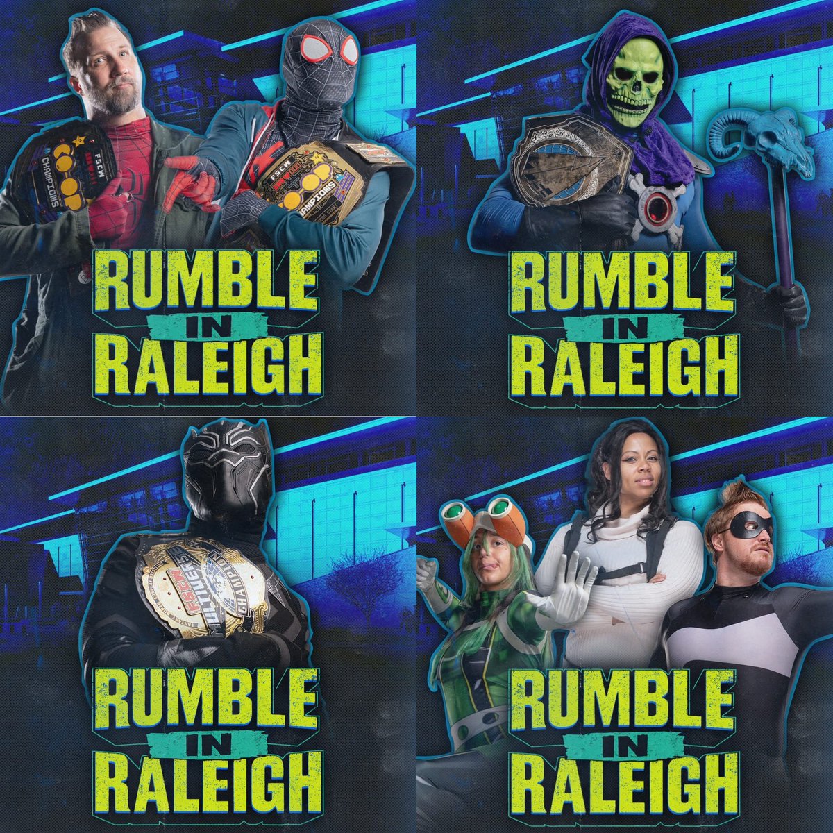 Today at 3pm, @FSCWrestling is taking it to the streetz as the exciting cosplay action will be part of <a href="/GalaxyConRDU/">GalaxyCon Raleigh</a> #streetfest, which is a free-to-the-public event.