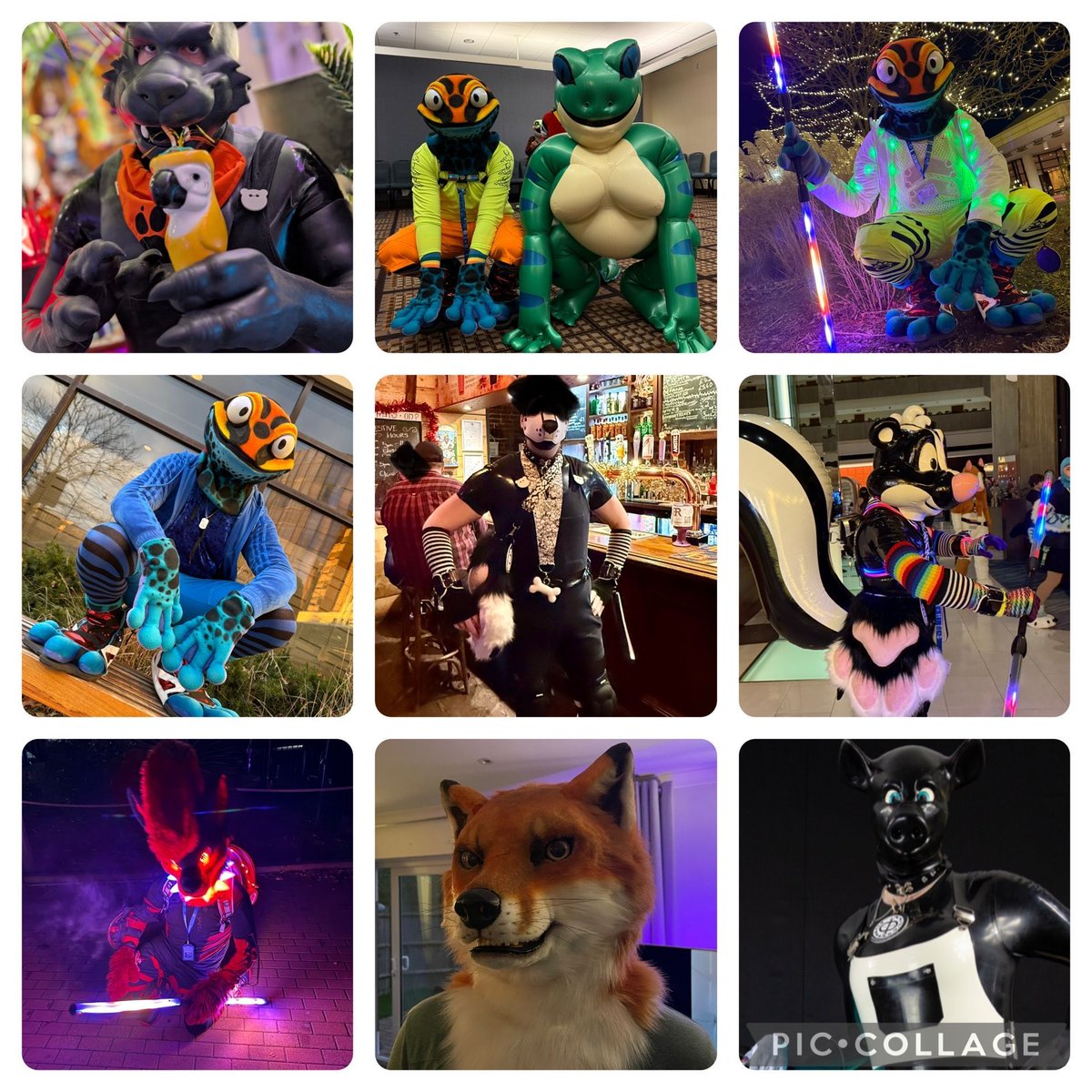 Polytherian's tweet image. My costumes &amp;amp; forms from the last 12 months

That’s not all, each is a part of me, big/small, but all me

Being a therian is mentally shifting to animalistic forms to enable those parts. Being a Polytherian is tiring, but letting the forms exist for real, feels amazing &amp;amp; freeing!