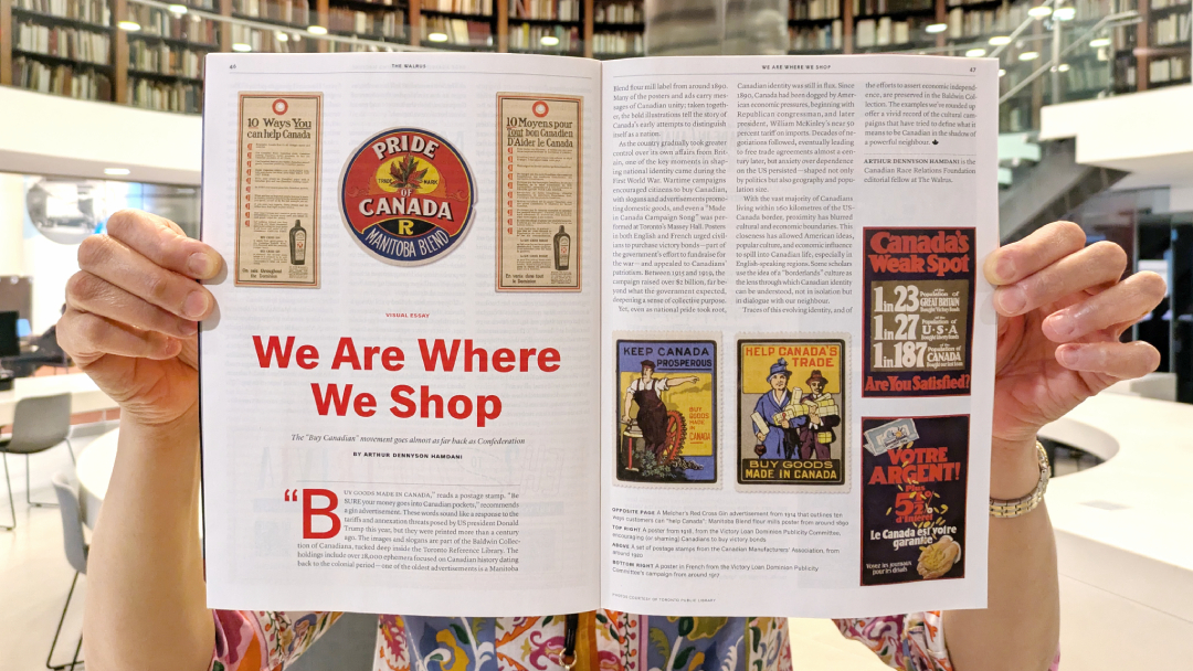 Look Mom, we’re in @TheWalrus 👋

The new issue has a visual essay on the Buy Canadian movement, highlighting items in our archives.

Read it online: thewalrus.ca/buy-canadian-h…