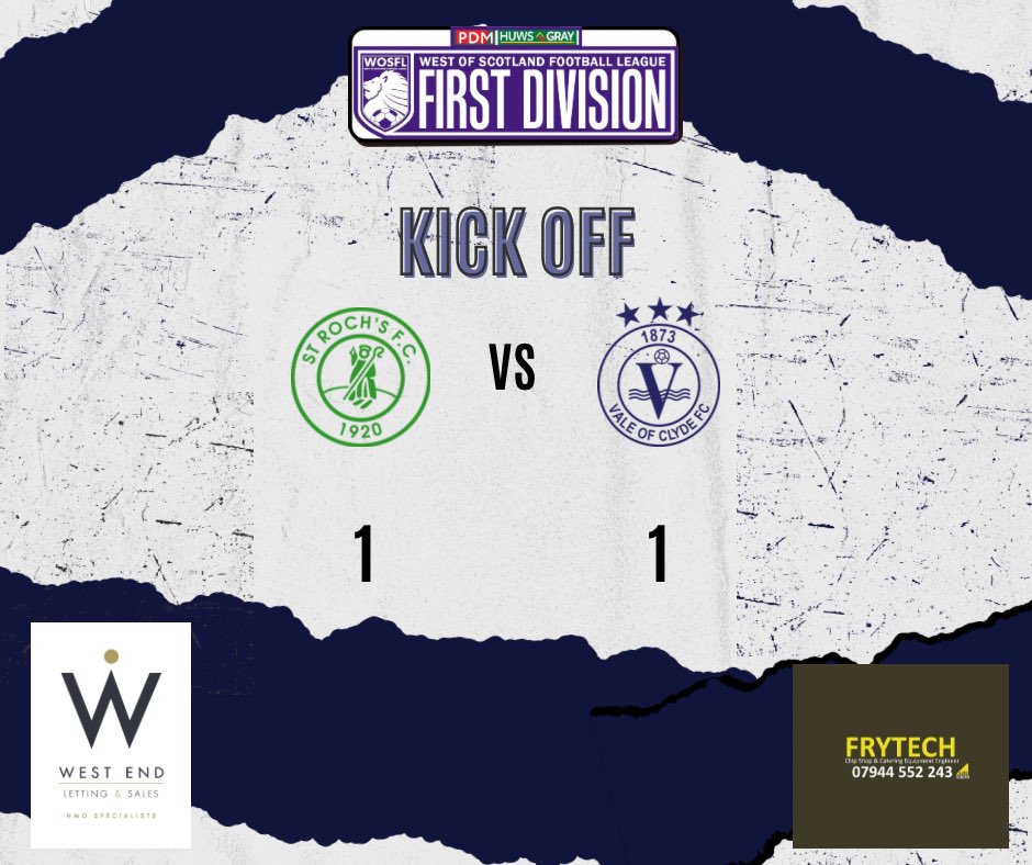 ValeOfClydeJnrs's tweet image. The second half is underway! 

🔵⚪️🔵