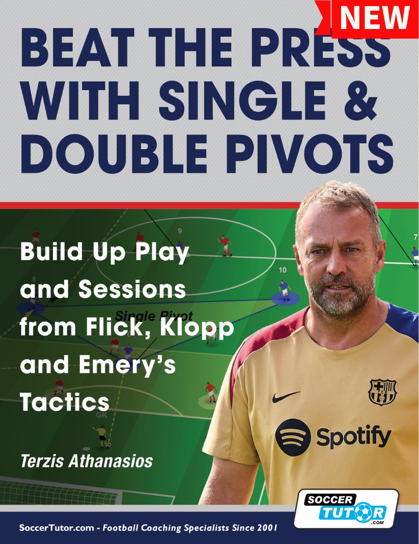 🔥 NEW Book: Beat the Press Like Flick, Klopp &amp; Emery

✅ 80+ tactical build-up patterns (4-3-3 &amp; 4-2-3-1)
✅ 53 training practices
✅ 9 ready-to-use sessions

Master single &amp; double pivots to play through any press.

🛒 Buy Now → loom.ly/pVyECbk

#SoccerCoaching