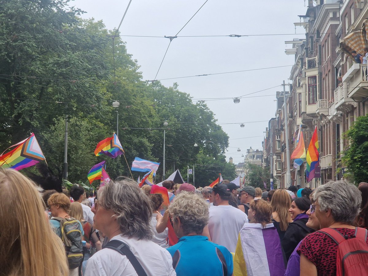 Had a lot of fun at Amsterdam Pride today! Felt great to be surrounded by so many lovely people