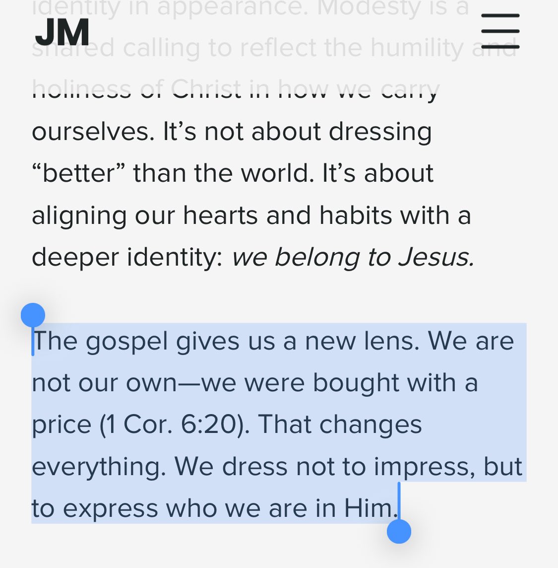 jonmoffitt's tweet image. Clothed in Grace: A Gospel-Centered Vision of Modesty
jonmoffitt.com/post/clothed-i…