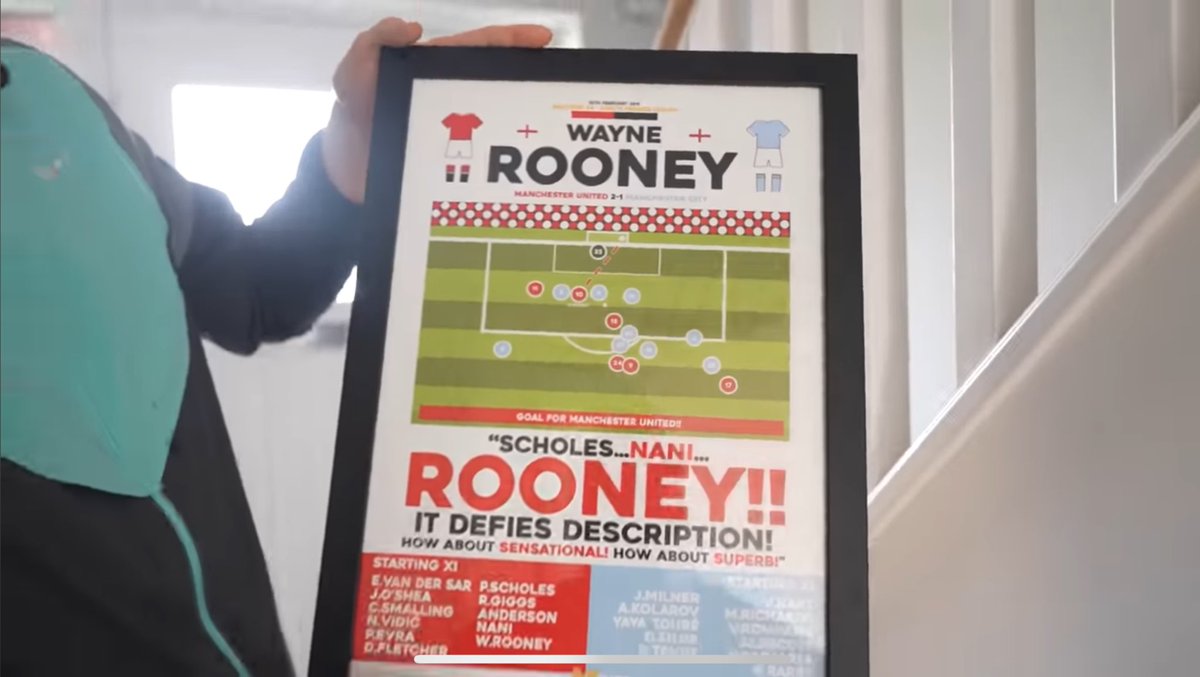 MezzalaDesigns's tweet image. ⭐️HALL OF FAME⭐️
Massive fans of our MUFC @MezzalaDesigns Prints owned by Popular UK YouTuber @angryginge13🇾🇪
Thank you to @KonTweets for having it in your video🙌
➡️ mezzaladesigns.co.uk