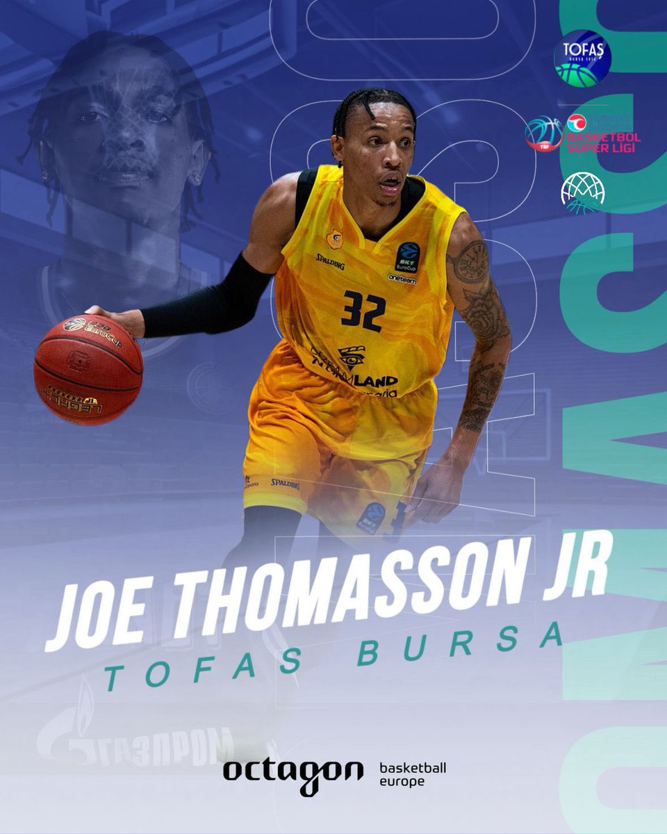 dcarroFairPlay's tweet image. Another big chapter in his marvelous journey. @joethomasson32 joins @TofasSporKulubu to build one of the most competitive teams in the next @BasketballCL season!!! Our family member is a proven winner, and that’s gold. Where @OctagonBballEU happens!! With @azmiturgutOCT