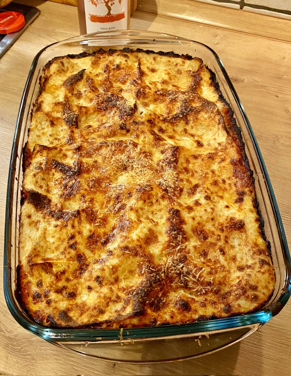 Lasagne al forno.