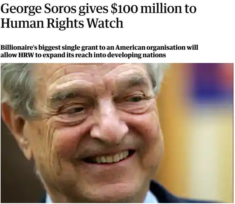 🚨🚨The cat is finally out of the hat!!

➡️Mamata Banerjee &amp; HRW are rattled by the deportation of illegal Bangladeshi Muslims.

Who funds HRW❓
➡️George Soros

Who funds TMC? 
➡️George Soros❓

Did MPs who sold journalism and activism get into the Rajya Sabha because the Soros