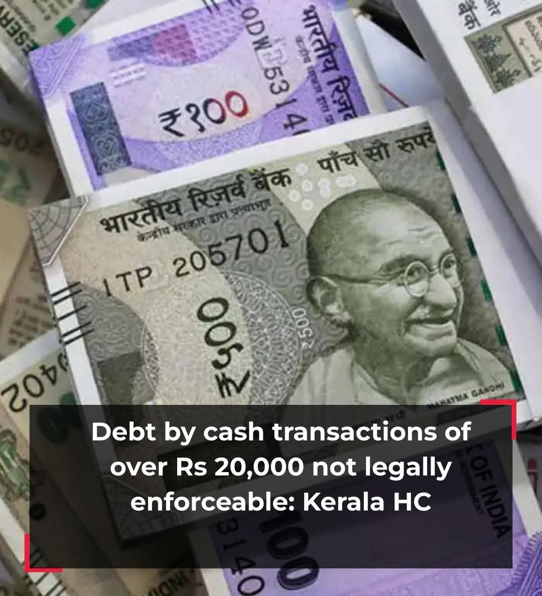 SarojPajiyar's tweet image. केरल उच्च न्यायालय ने फैसला सुनाया कि ₹20,000 से अधिक के नकद लेनदेन के माध्यम से निपटाए गए ऋण कानूनी रूप से लागू नहीं होते। 💵⚖️ यह फैसला आयकर नियमों के तहत दस्तावेज़ीकृत लेनदेन के महत्व पर ज़ोर देता है।
#KeralaHC #CashTransactions #LegalRuling #IncomeTax #FinancialAwareness