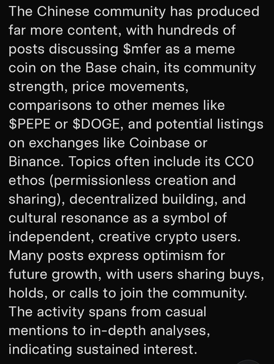 when u read 

$mfer coin represents the mfers who started crypto and those millions who will become participants in crypto. in the end, we all mfers

it also includes mfers outside the united states

🎧