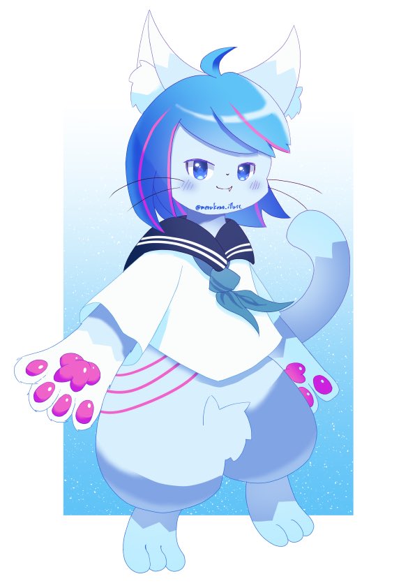 merukemo_illust's tweet image. #うちの子で誰が推しか定期的に聞いても許されるタグ
2匹しかいないけどな！！