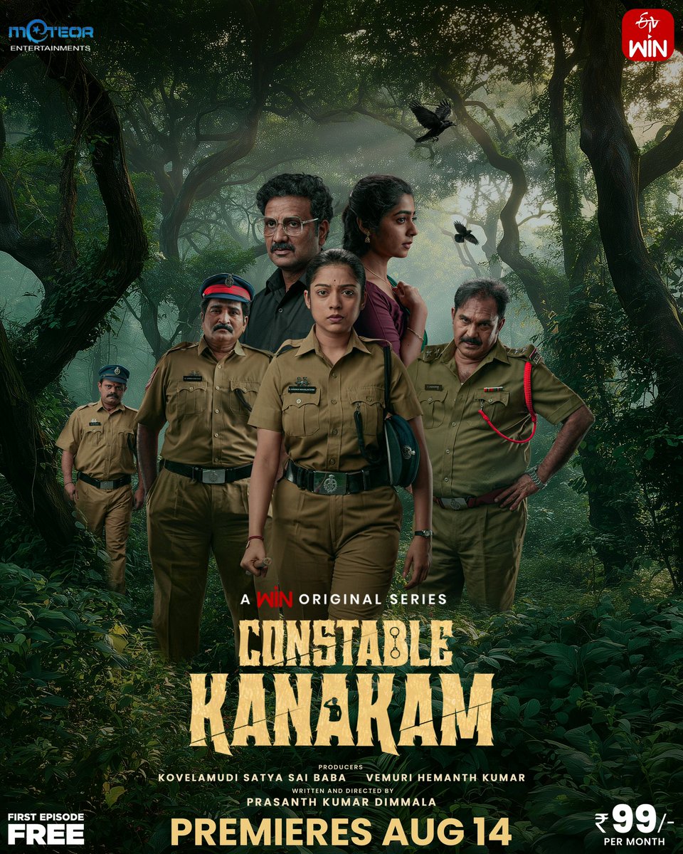 OTT_Trackers's tweet image. #ConstableKanakam (Telugu) :
A ETvWin Original Series - Streaming from August 14th on @etvwin ๐ฟ!!
@VarshaBollamma @RajeevCo
Written & Directed by : @dimmalaprasanth
#OTT_Trackers