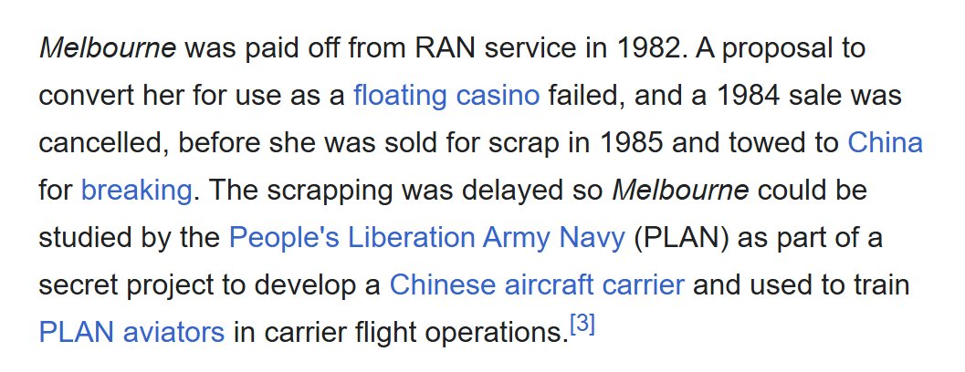 The next part of the story of HMAS Melbourne we shouldn't be so proud of...