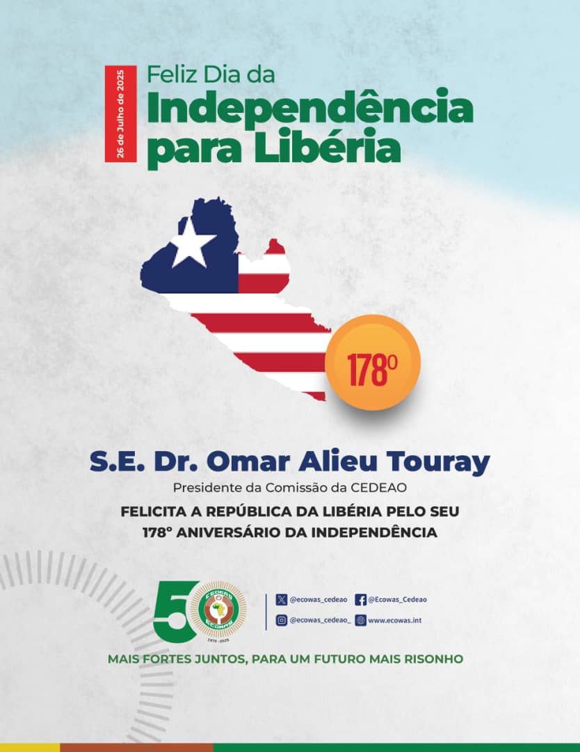 ecowas_cedeao's tweet image. Happy Independence Day to Liberia