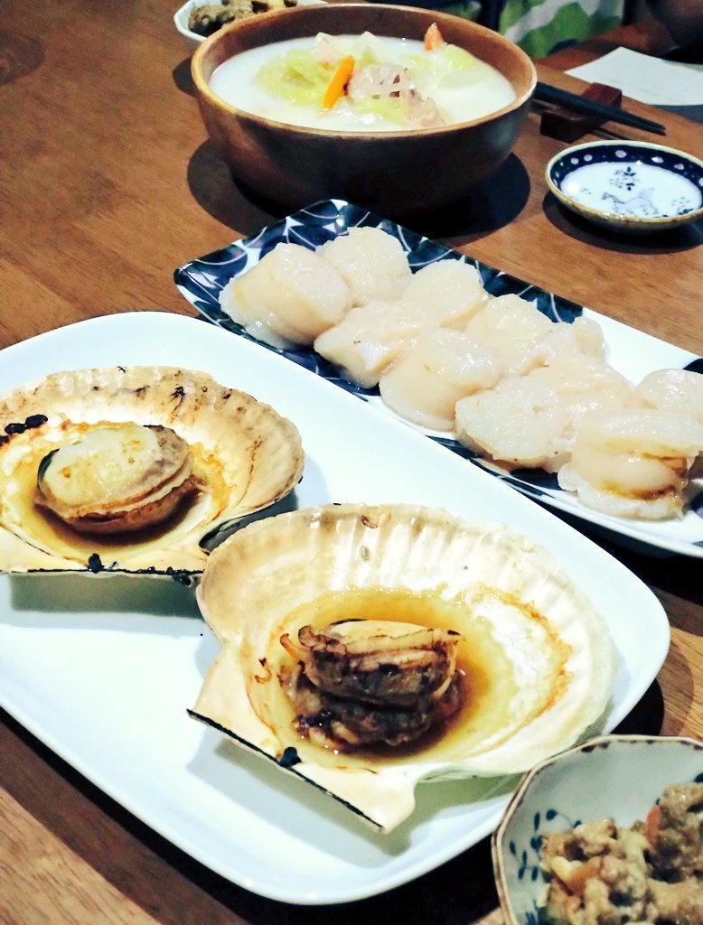 momoimo81's tweet image. 地まきホタテ
ホタテの繊維がしっかりしてて食感がおもしろい