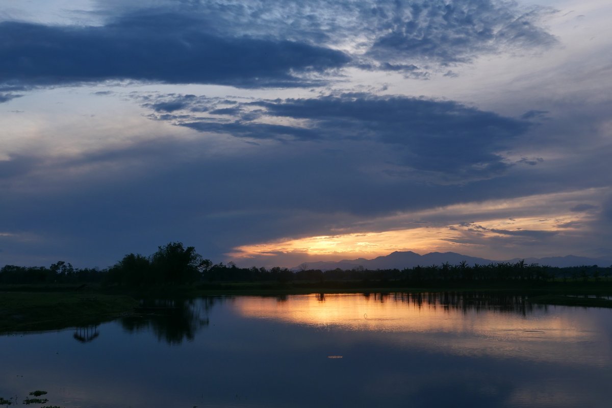 Ode to a beautiful evening in my village!
#Majuli