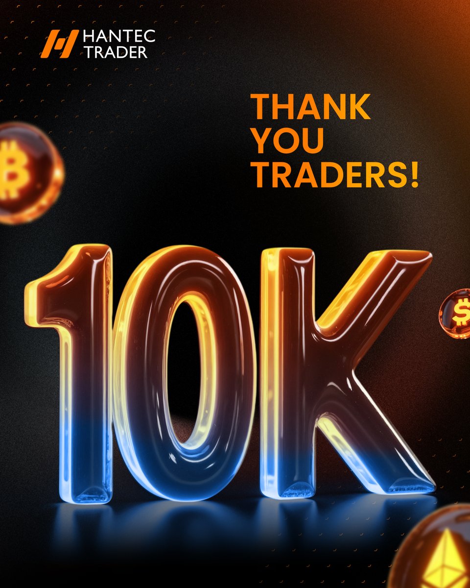 🎉 We’ve hit 10,000 traders on X! 🎉

That's not just a number — it's a movement 📈

Thank you for the support, trust, and energy you bring every day 🏆

This community is fueled by your ambition — and we’re just getting started 🚀

🧡 Appreciate every one of you 🧡