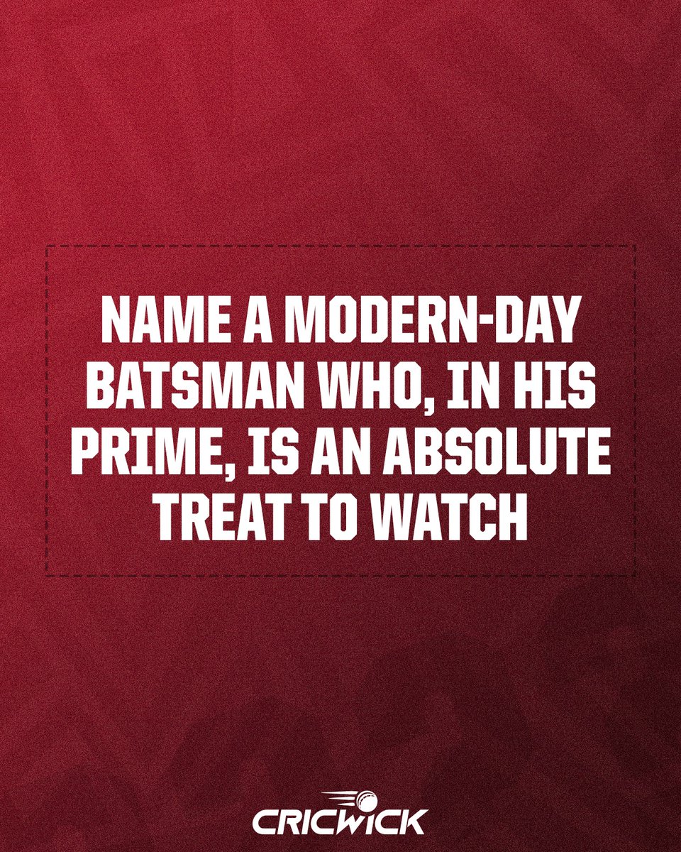 Cricwick's tweet image. In Test❓
In ODI❓
In T20I❓

Drop your picks below 👇