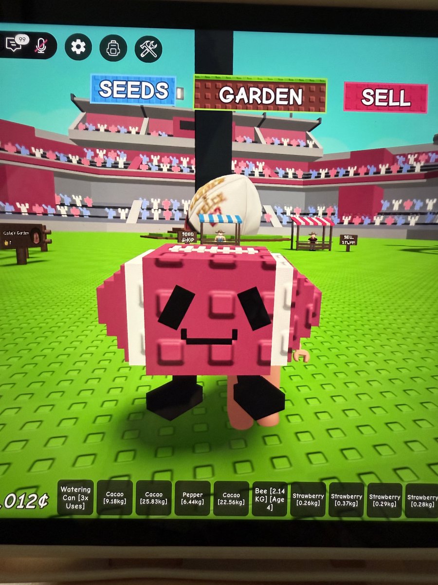 WhiTaysVersion's tweet image. good morning!!! I woke up to my little sister playing roblox with Travis and now she has this cute little football pet that he gave everyone playing the game 🏹🏈