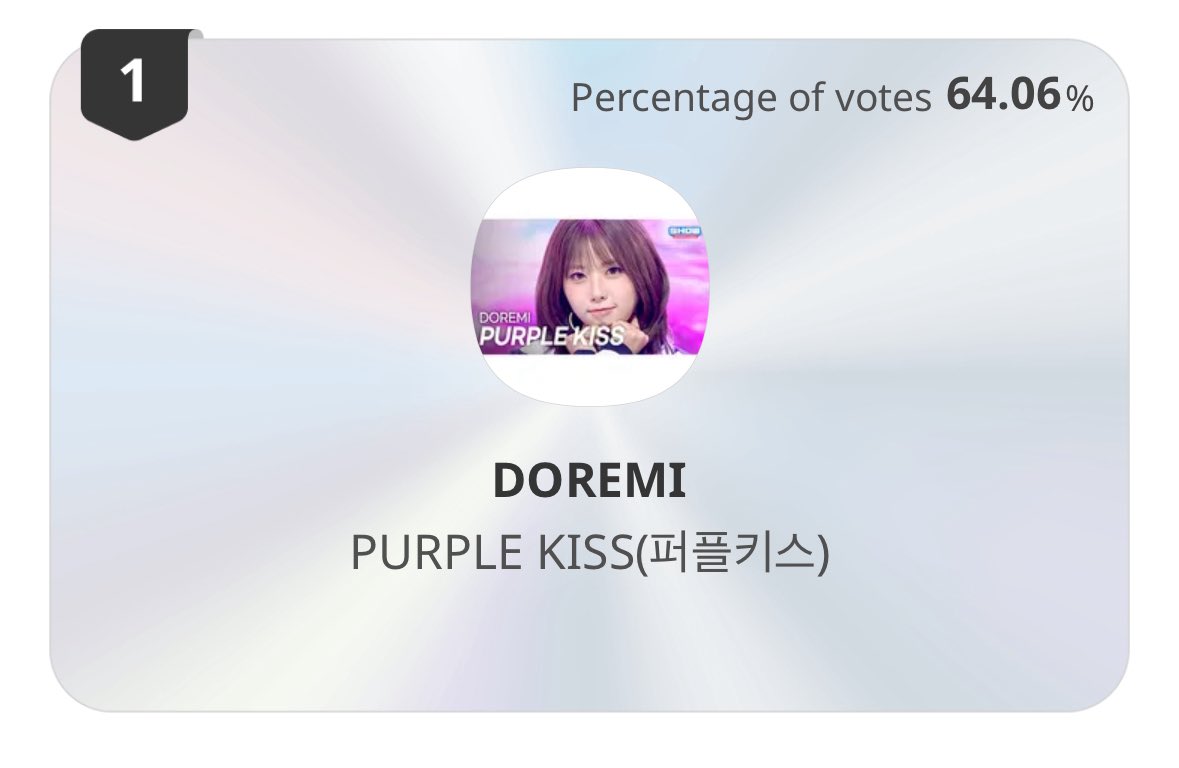 PKChartsData's tweet image. good job plorys 💜