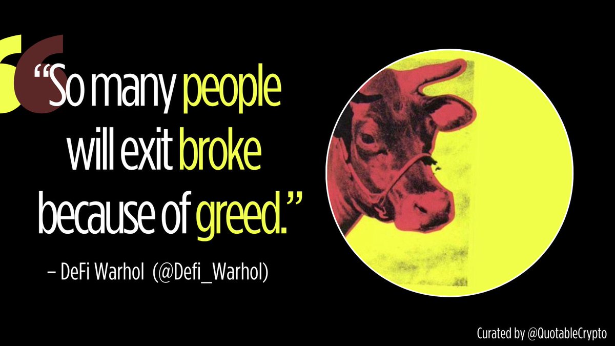 QuotableCrypto's tweet image. ————————————————————
💬 Source: @Defi_Warhol (06/10/2024)