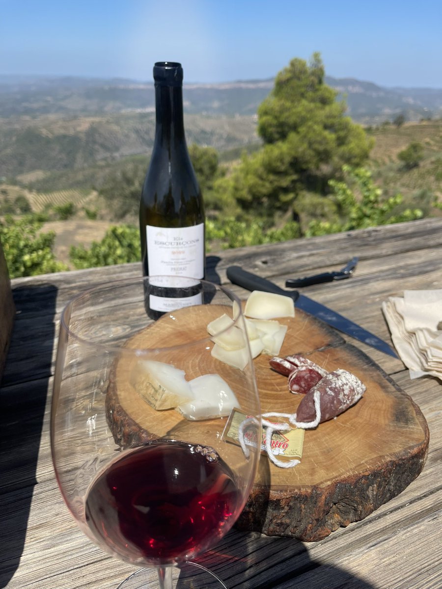 jcsanjurjo's tweet image. Aquest matí he fet un tast de vins en un lloc privilegiat: @MasMartinet, al Priorat.
Una experiència per gaudir amb tots els sentits.
Si hi aneu, demaneu per la Gemma: us farà entendre el vi des del paisatge i des de l’ànima.