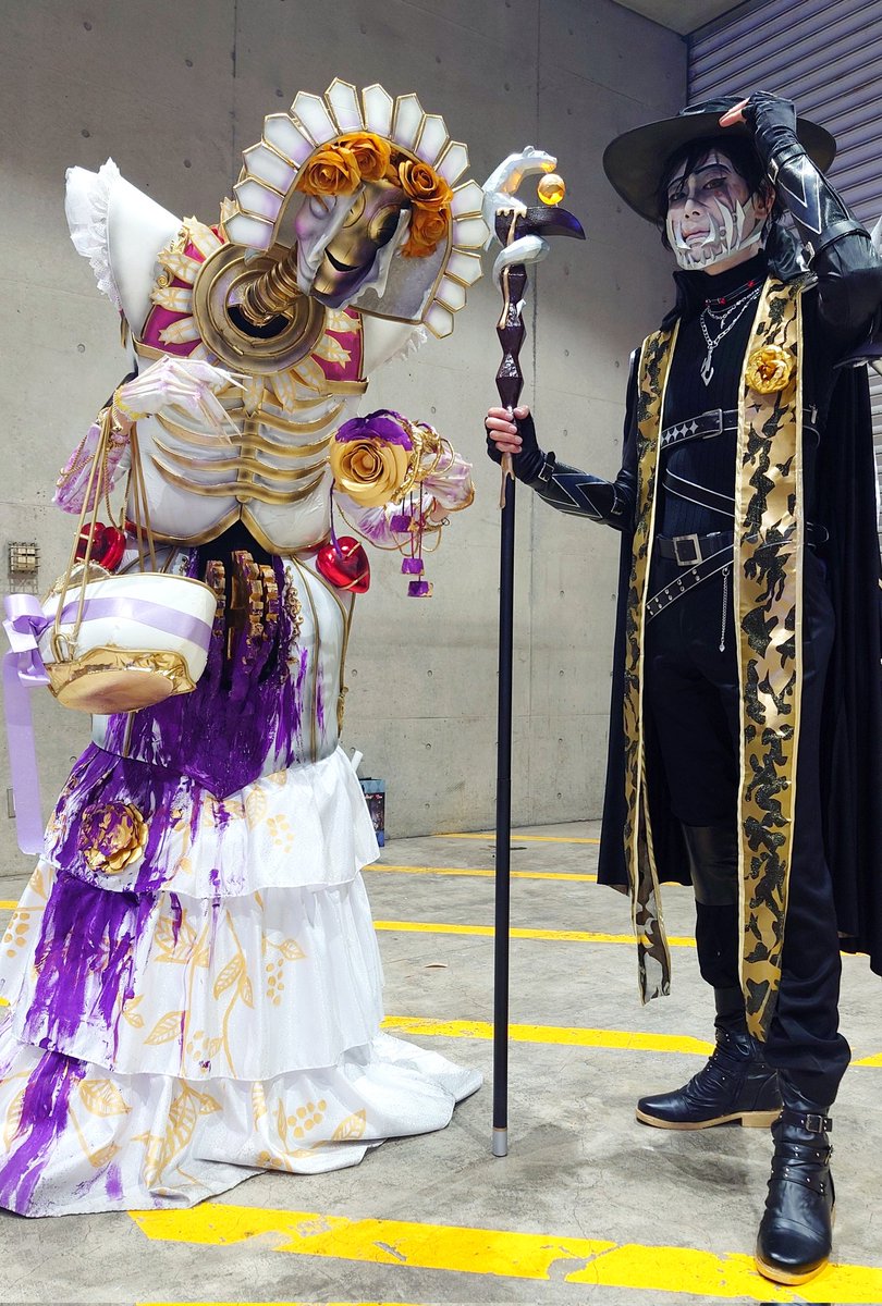 hide_OMEGA's tweet image. #第五人格7周年 
#第五人格DigDigSeven #コスプレ
公式で頑張ってた相互さん達と📸
雑貨商:きょへ @cos_khy
ボンボン:晴原ハルカ @haruharuharu003
機械技師:オバケのQ @oba_9chan
バッツマン:まじめ @majime003
泥棒:ティム @Cosplayism
長時間お疲れ様でした〜(´ー｀)ノ