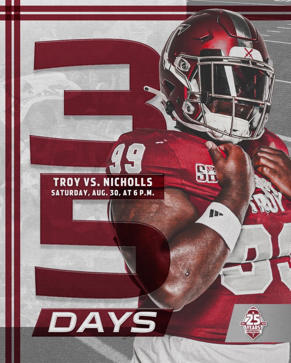 TroyTrojansFB's tweet image. 3️⃣5️⃣ DAYS!!!