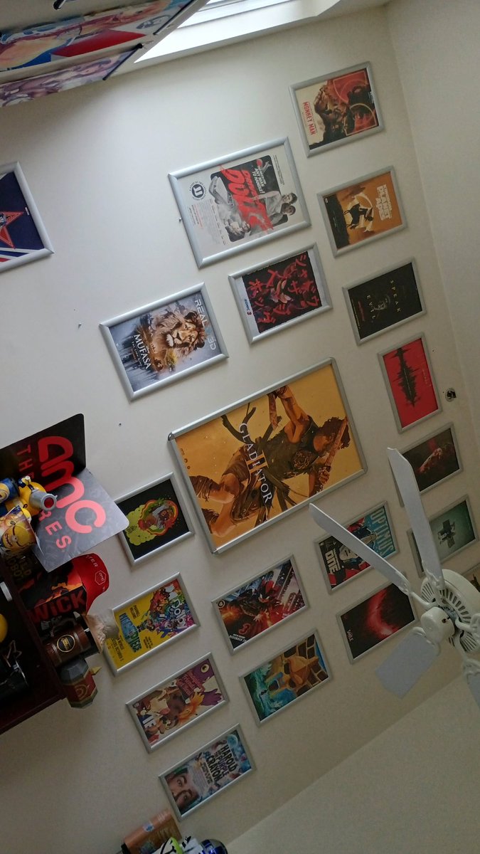 DustyTheApe's tweet image. Got around to frame this AMC exclusive #HowToTrainYourDragon #IMAX poster. It was a little larger than the #Gladiator2 poster. Starting to all come together. WE MAKE MOVIES BETTER.๐ฆ๐ฟ๐๐๐๐ฟ๐ฆ#AMC @AMCTheatres @CEOAdam #AMCTheatres #Dolby #DolbyAtmos #Movies #Dragons #Popcorn