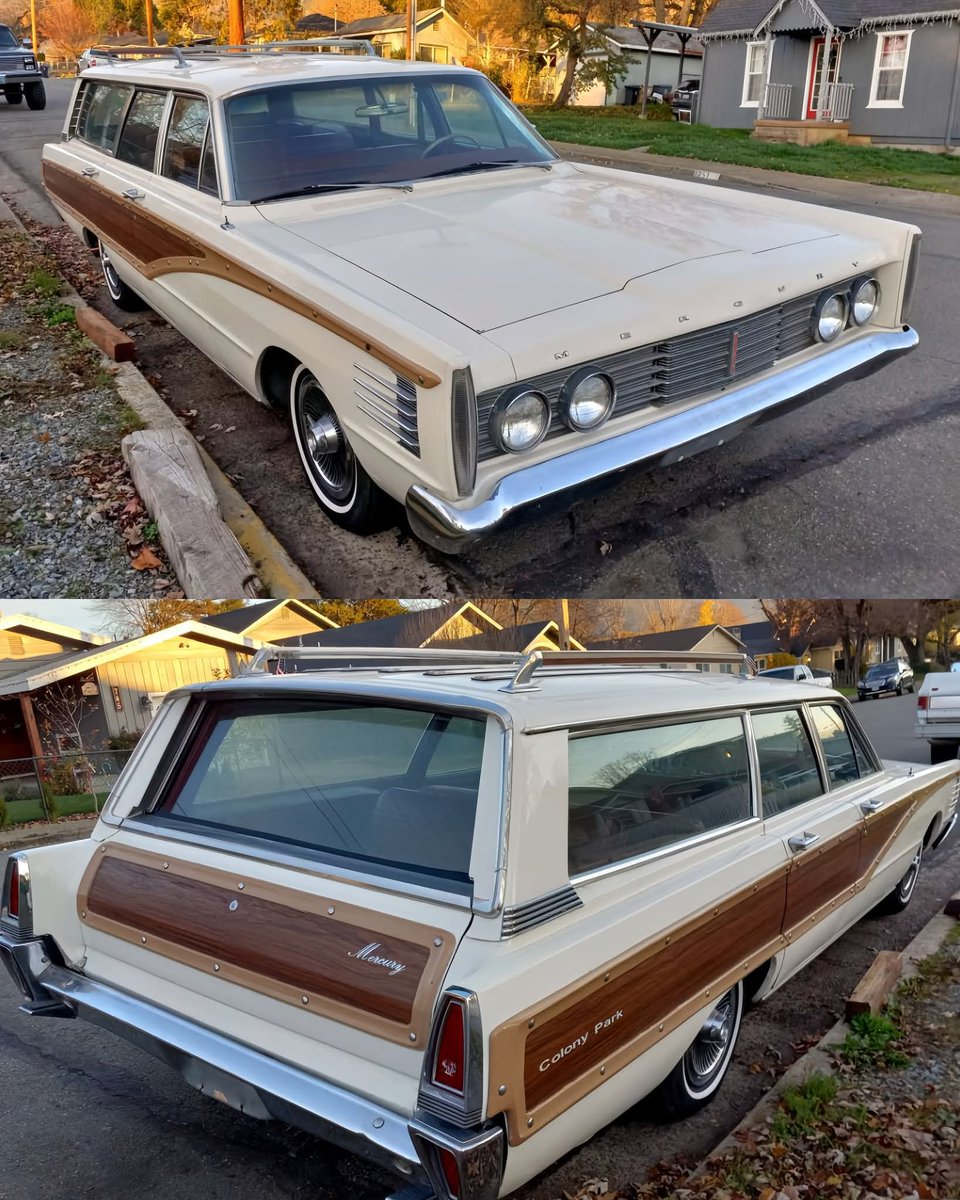 GunnarAslund's tweet image. Fyrkantig så det förslår.
1965 Mercury Colony Park Wagon
