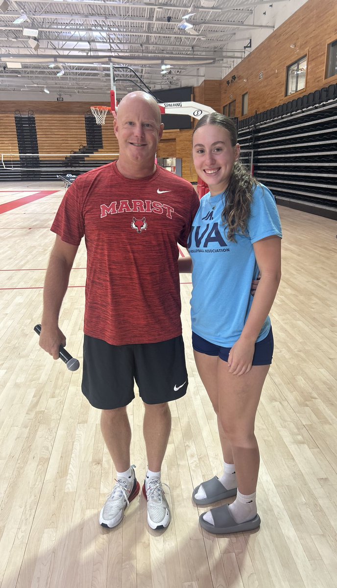 Kelsie Smith (@kelsiesmith26) on Twitter photo Thank you so much <a href="/Maristvb/">Marist Volleyball</a>, Coach Sean and Coach Paul for inviting me to your Elite Camp! I really enjoyed getting to play in your gym and touring the beautiful campus.
#goredfoxes #maristvb Thank you so much <a href="/Maristvb/">Marist Volleyball</a>, Coach Sean and Coach Paul for inviting me to your Elite Camp! I really enjoyed getting to play in your gym and touring the beautiful campus.
#goredfoxes #maristvb