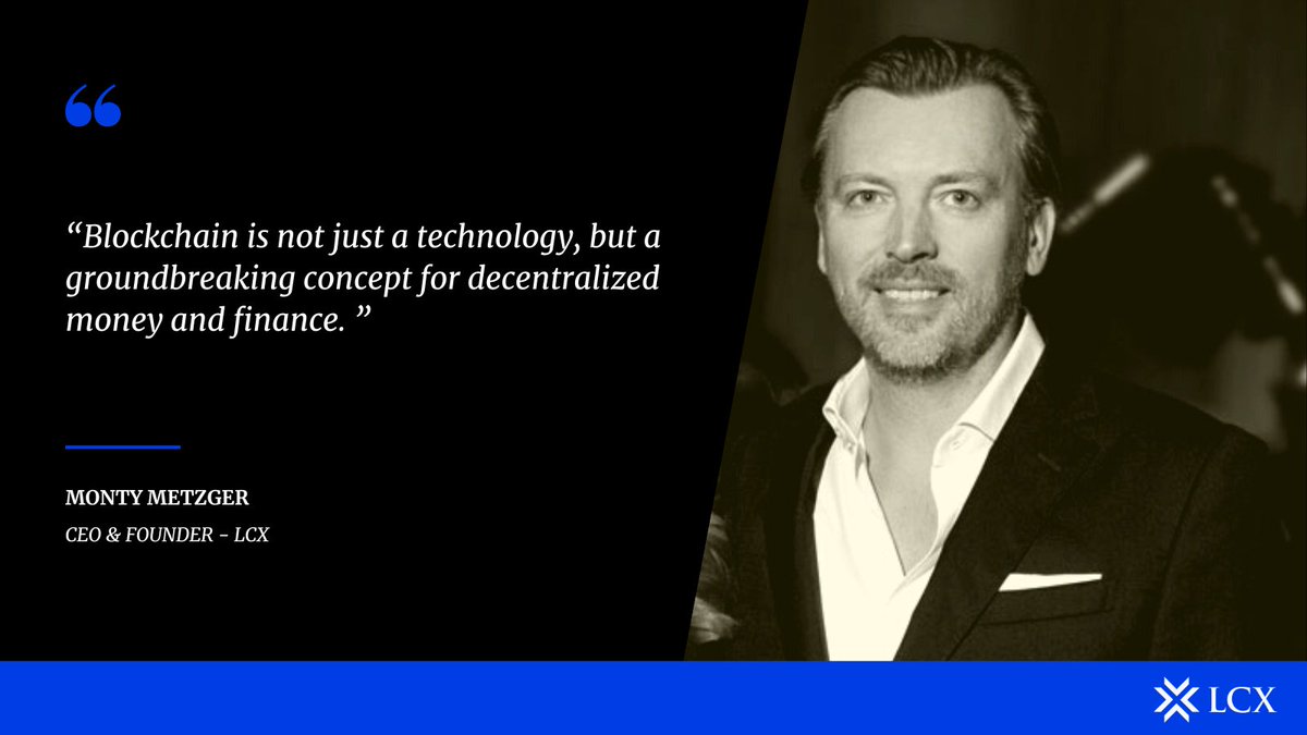 lcx's tweet image. 💭 @montymetzger shares his thoughts on blockchain