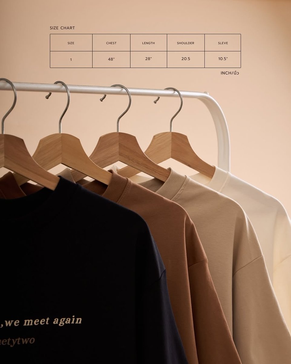 bee_nidarat_'s tweet image. Tomorrow 12PM
INFREENNITY♾️
#92Infreennity #NINETYTWO
#srchafreen #FreenSarocha
▫️ Infreennity Tee – 1490 THB
4 colors ( Black / Off White / Clay Taupe / Mocha )
▫️ Infreennity Tote bag – 1890 THB
2 colors ( Moonlight Grey / Cocoa Brown )
▫️ Infreennity Cap – 1390 THB
2…