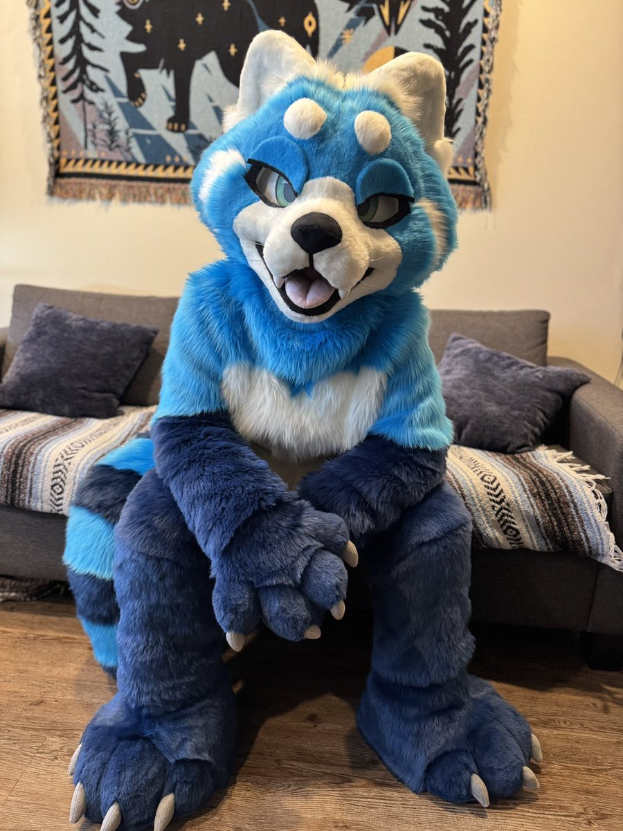 CoyoteArcade's tweet image. The bluest panda on the block! 💙