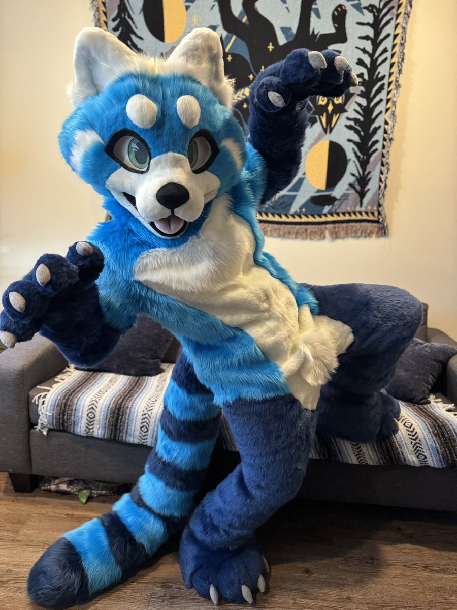 CoyoteArcade's tweet image. The bluest panda on the block! 💙