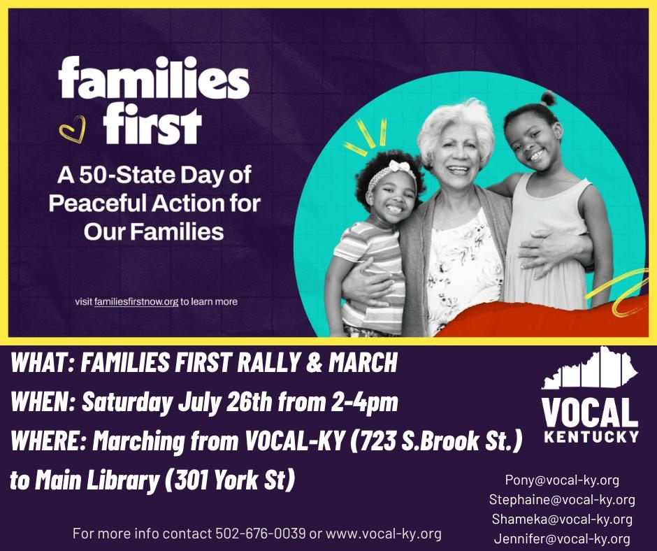 The big day is finally here! Bring a friend if you can. We will have cold water and snacks available.

This is a family friendly event. All are welcome to join us.

See you at 2pm rain or shine ✨️

Where: VOCAL-KY 723 S. Brook Street

Louisville, Kentucky 40203