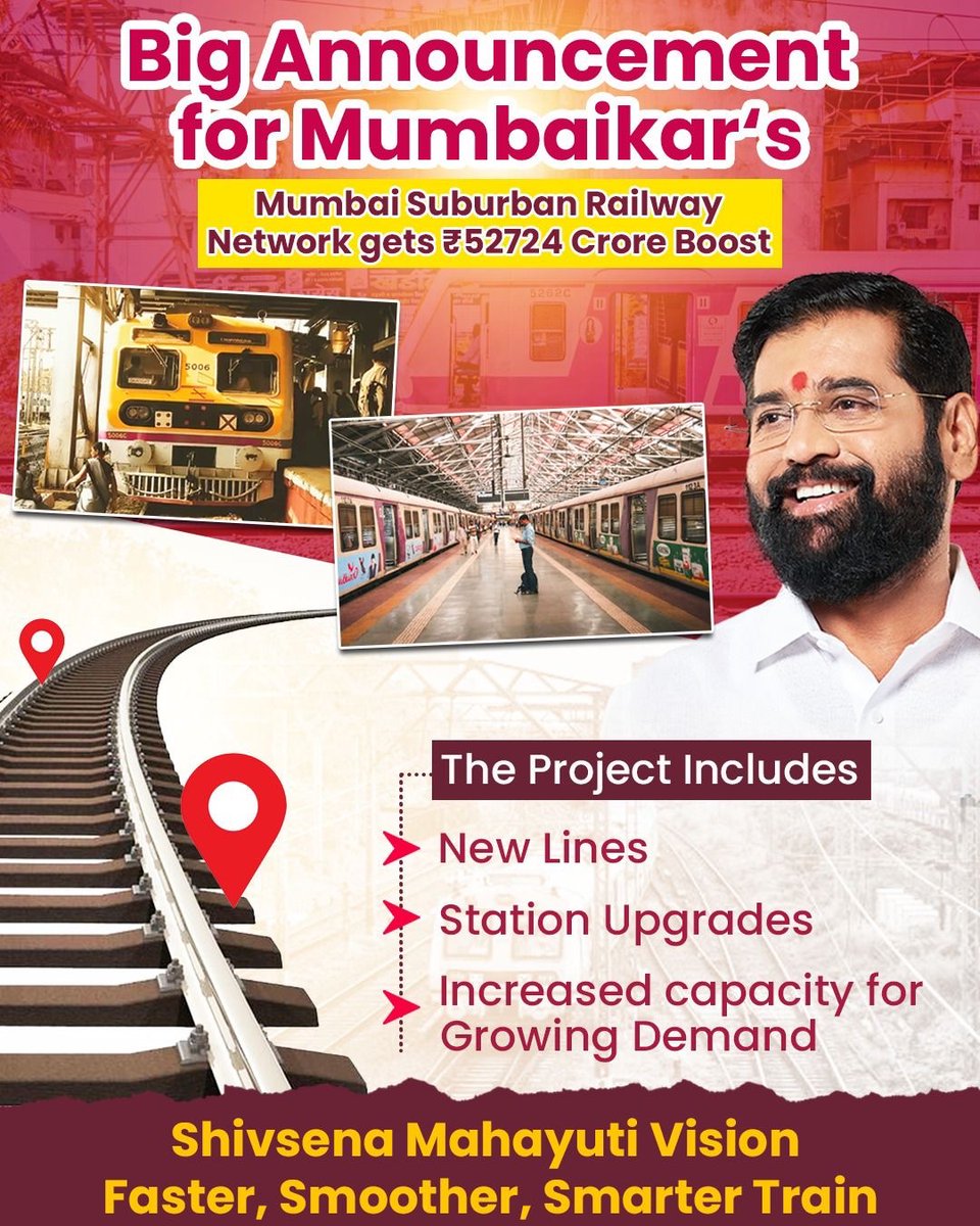 Bhakt_mhakal_ki's tweet image. Shivsena Mahayuti vision Faster, smoother, smarter train