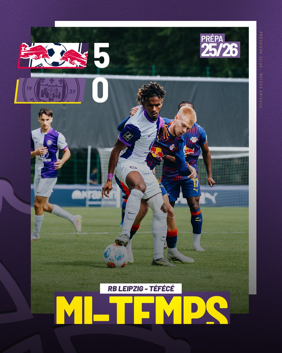 ToulouseFC's tweet image. ⏸️ Mi-temps

Fin d&apos;une première période difficile pour nos joueurs, il en reste une pour montrer un meilleur visage.

#RBLTFC