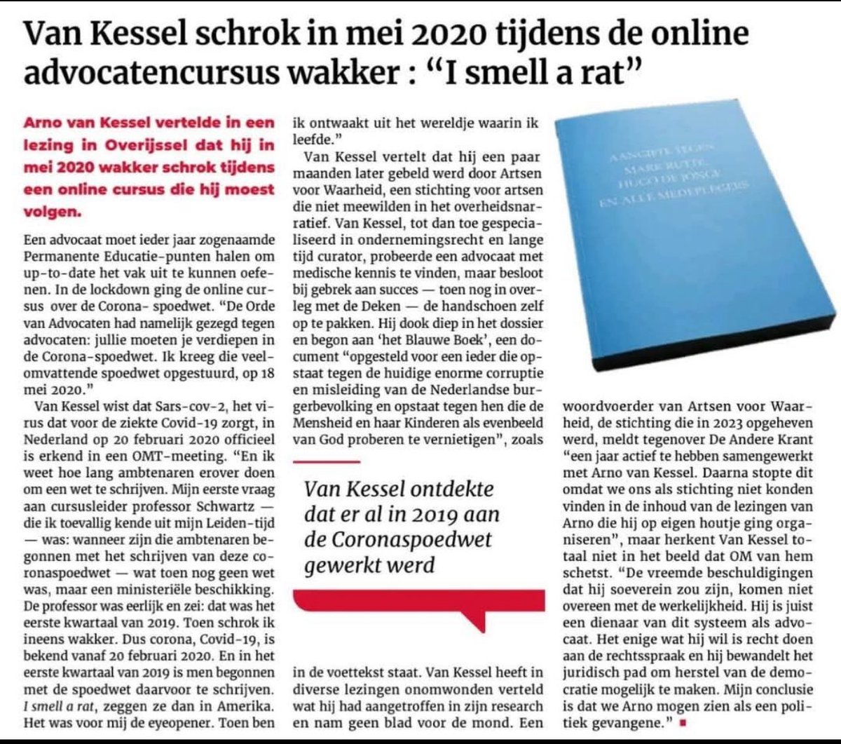 WhenHistory's tweet image. Spoedwet is begin 2019 geschreven
Meestal hebben politici niet zo een vooruitziende blik maar deze keer wel. Hoe zit dat, is het een complot?
In het eerste kwartaal van 2019 werd door ambtenaren " de spoedwet" geschreven.
Van Covid 19 was toen nog geen sprake".